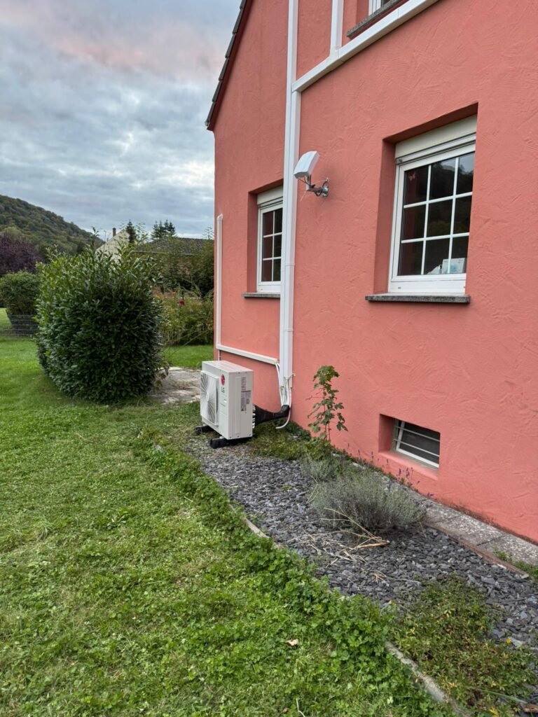 Installation de climatisation multi-split LG dans une maison à Strassen – MS Renovation
